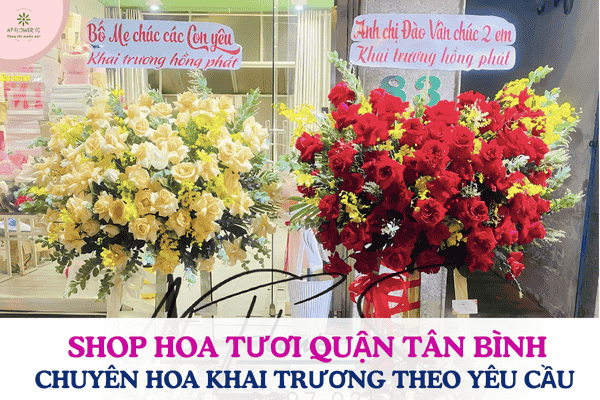 Shop Hoa Tươi Quận Tân Bình – Chuyên Hoa Khai Trương Theo Yêu Cầu